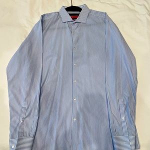 Light blue striped Hugo boss shirt